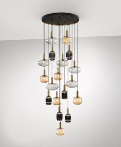Lámpara grande 18 luces Ø 113 cm NORMA
