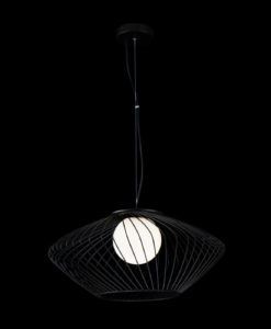 Lámpara negra Ø 52 cm PLEC 2