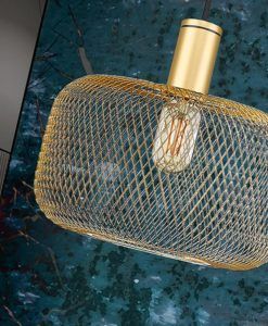 Lámpara oro Ø 28 cm OSIRIS detalles