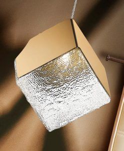 Lámpara oro y cristal PRISCILA ambiente 3