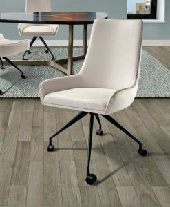 Silla con ruedas blanca DIANE