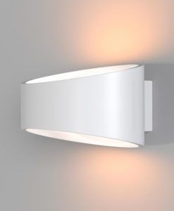 Aplique blanco TRAME LED 2