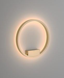 Aplique color latón Ø 40 cm RIM LED