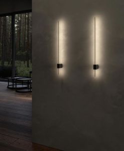 Aplique moderno negro y oro PARS LED ambiente