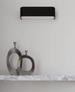 Aplique negro 45 cm LOKKO ambiente