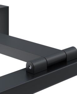 Aplique negro 49 cm BRIS LED detalles