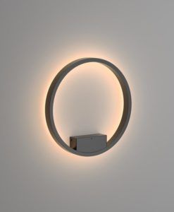 Aplique negro Ø 40 cm RIM LED