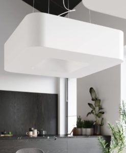 Lámpara blanca 80 cm URANO ambiente