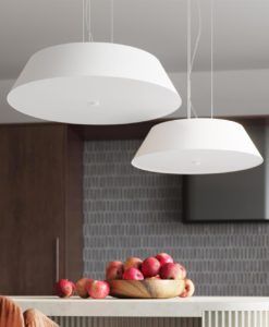 Lámpara blanca Ø 60 cm VEGA ambiente 2
