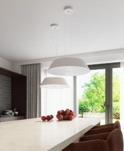 Lámpara blanca Ø 60 cm VEGA ambiente
