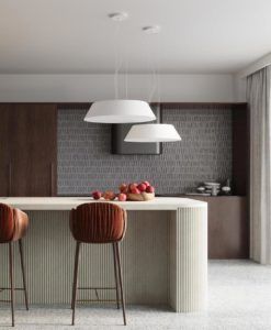 Lámpara blanca Ø 60 cm VEGA ambiente 3