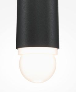 Lámpara color negro CASCADE LED detalles