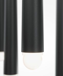 Lámpara negra 5 luces CASCADE LED detalles