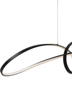 Lámpara negra CURVE LED detalles