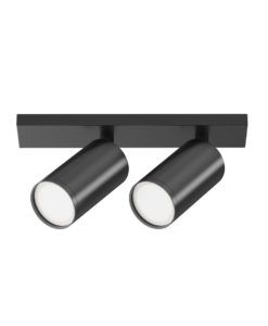 Lámpara negra dos luces FOCUS S