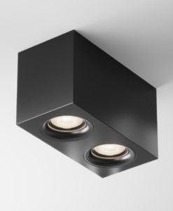 Lámpara negra dos luces SLIM