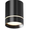 Lámpara negra Ø 79 mm ORLO LED