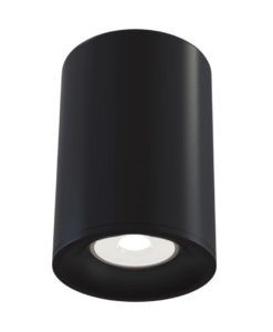 Lámpara negra Ø 85 mm SLIM