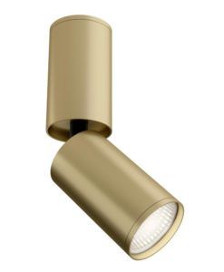 Lámpara orientable oro mate Ø 5 cm FOCUS S
