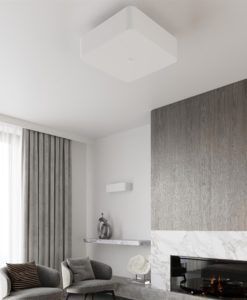 Plafón blanco 45 cm LOKKO ambiente