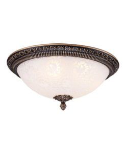 Plafón color bronce viejo Ø 35 cm PASCAL