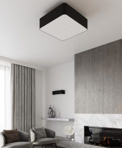 Plafón negro LOKKO ambiente
