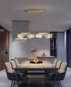 Lámpara lineal dorada VELAS LED ambiente