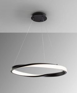 Lámpara negra Ø 60 cm ALTAIR LED