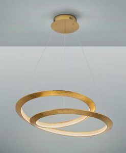 Lámpara pan de oro Ø 60 cm ETERNITY LED