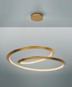 Lámpara pan de oro Ø 97 cm ETERNITY LED