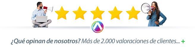 Más de 2.000 valoraciones de clientes en La Casa de la Lámpara :-)