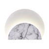 Aplique blanco y simulación mármol LED 12W MARMOL
