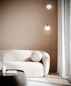 Lámpara blanca Ø 9,6 cm ROLLER LED 12W ambiente