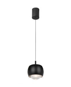 Lámpara color negra Ø 9,6 cm ROLLER LED 12W