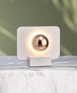 Lámpara de mesa blanca ALBA LED 8W ambiente