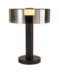 Lámpara de mesa negra Ø 32 cm H 45 cm GIN