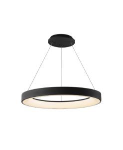 Lámpara negra Ø 50 cm NISEKO II LED 40W