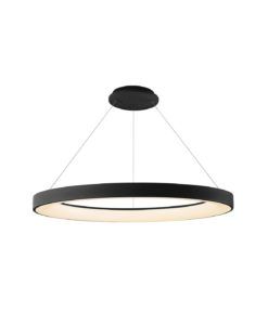 Lámpara negra Ø 65 cm NISEKO II LED 50W