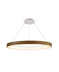 Lámpara simulación madera Ø 65 cm NISEKO II LED 50W