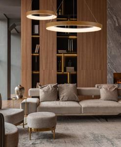 Lámparas simulación madera NISEKO II LED ambiente