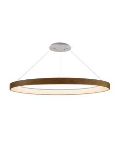 Lámpara simulación madera Ø 90 cm NISEKO II LED 66W