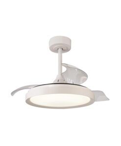 Ventilador plafón blanco Ø 91 cm MISTRAL MINI LED