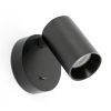 Aplique negro con interruptor STAN