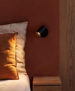 Aplique negro con interruptor STAN ambiente