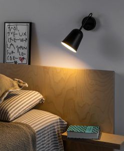 Aplique negro STUDIO ambiente