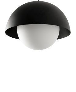 Lámpara de techo negra Ø30 cm MARISOL LED detalles