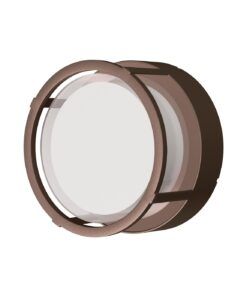 Aplique circular corten 15W Ø 17 cm con luz CCT CREEK LED