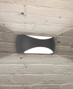 Aplique gris oscuro 12W 3000K BUTAN LED detalles