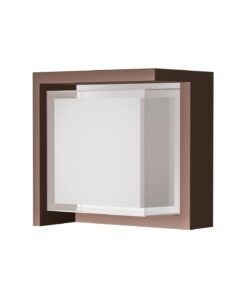 Aplique marrón corten 15W con luz CCT CREEK LED