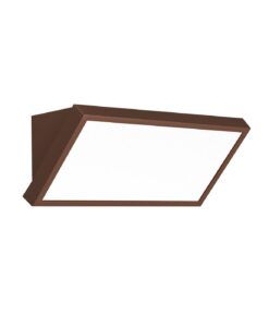 Aplique marrón corten 20W con luz CCT CREEK LED